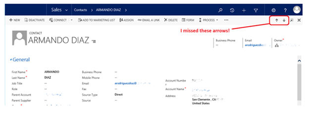 Changes in Dynamics 365- Cursor Changes from Arrow to Circle