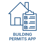 Municipal Building Permit Management System app icon for local government permit tracking and approvals.